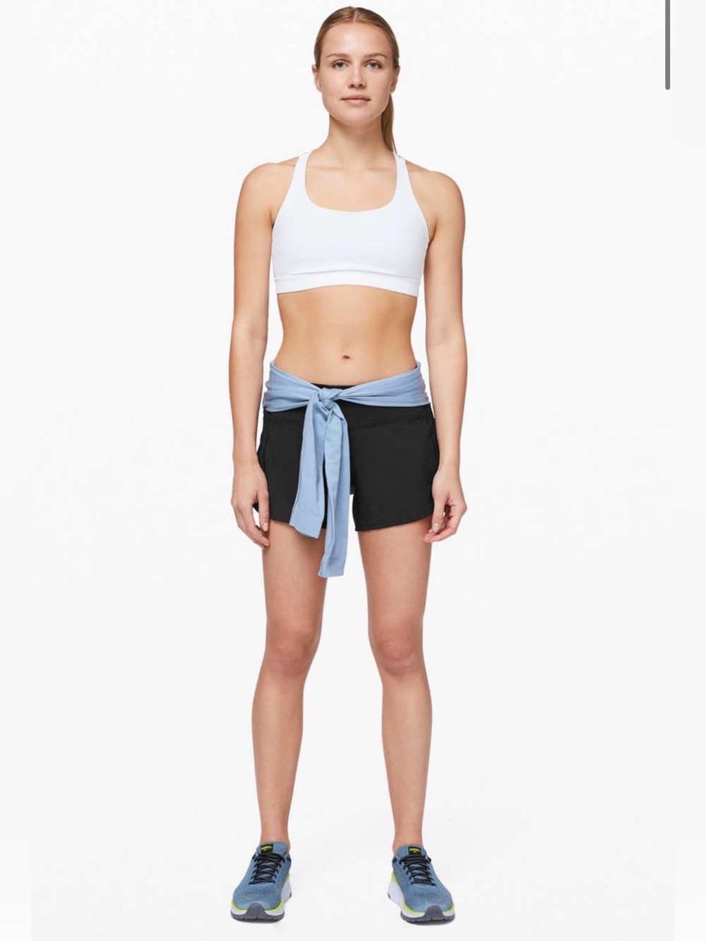 Lululemon Speed Up Short Long 4” Black Size 8